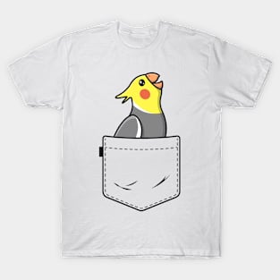 Pocket Cockatiel Women Girls Funny Bird Mom Birb Lovers T-Shirt